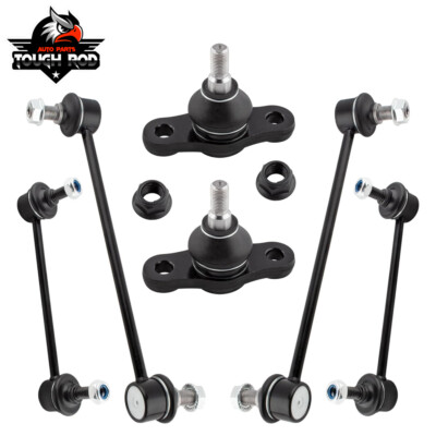 6pcs for Hyundai Elantra 2011-2012 2.0L Front Sway Bar Links Lower Ball Joints