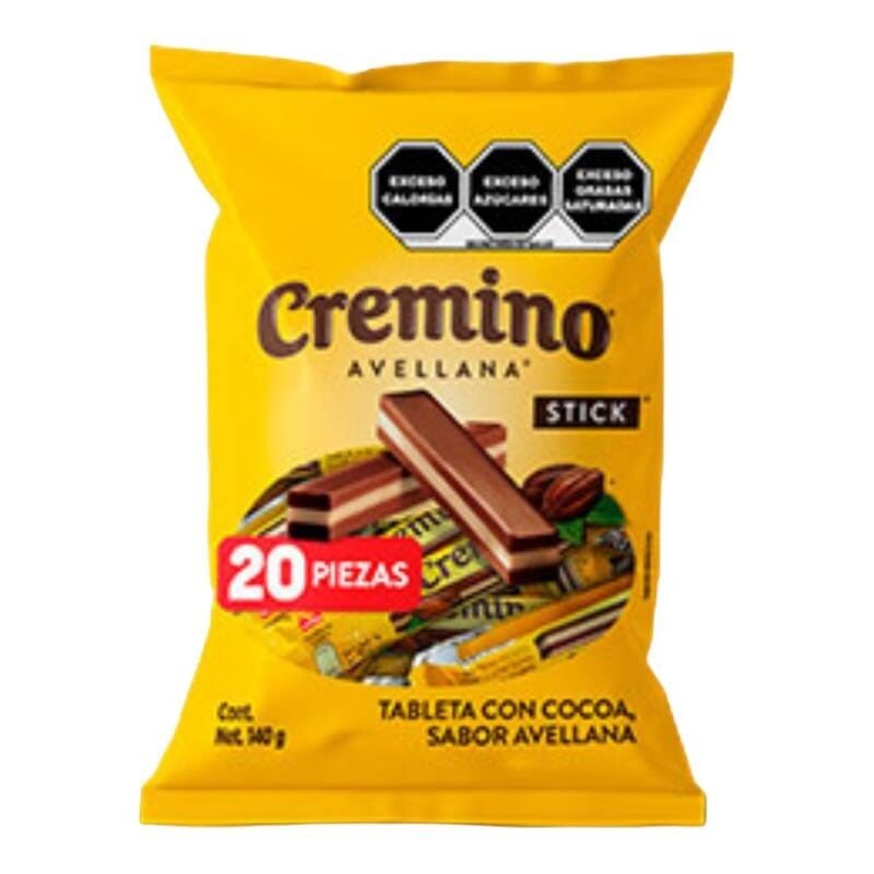 CHOCOLATE CREMINO STICK 20 PCS