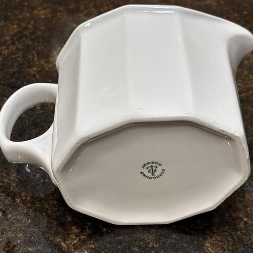 PORSGRUND NORWAY OCTAVIA White Small Pitcher or Gravy Boat - Picture 9 of 13
