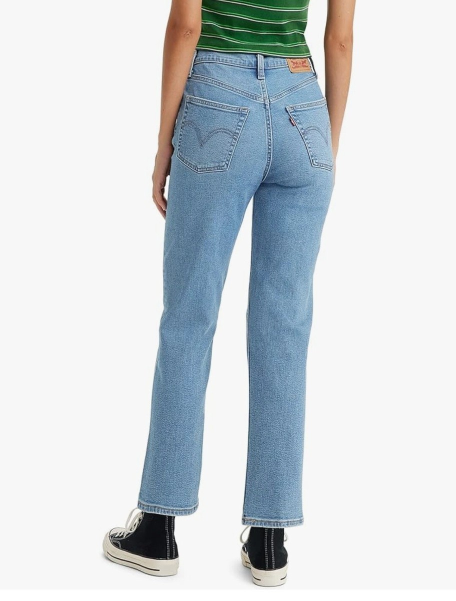Levi's Ladies Ribcage Straight Ankle Stretch Jeans Size