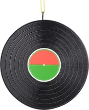 Retro Vinyl Record Unique Music Records Christmas Ornament