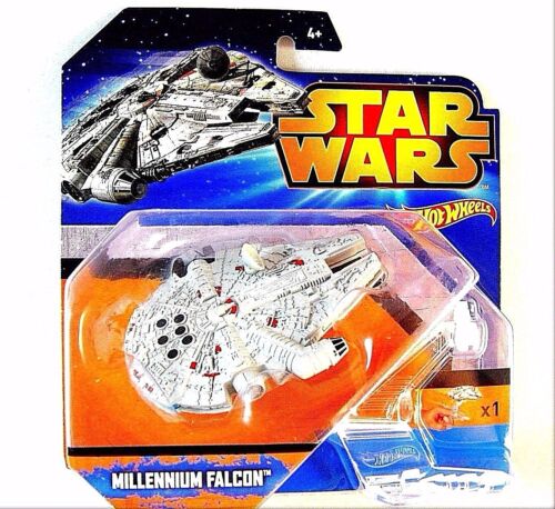 STAR WARS , MILLENNIUM FALCON RAUMSCHIFF,HOTWHEELS ,INCLUDING SPECIAL STAND ,NEW - Picture 1 of 12