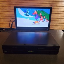 JVC DR-MV150B DVD VCR Combo DVD VCR Recorder HDMI 1080p Upscale Serviced Clean