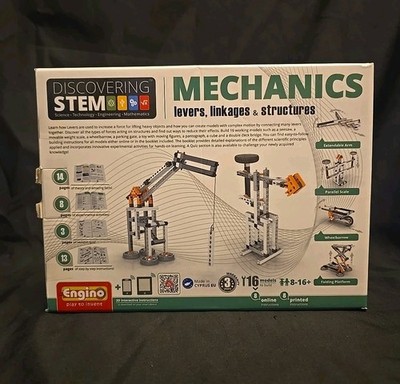 Engino Discovering STEM Construction Kit Levers,Linkages, & Structures NEW