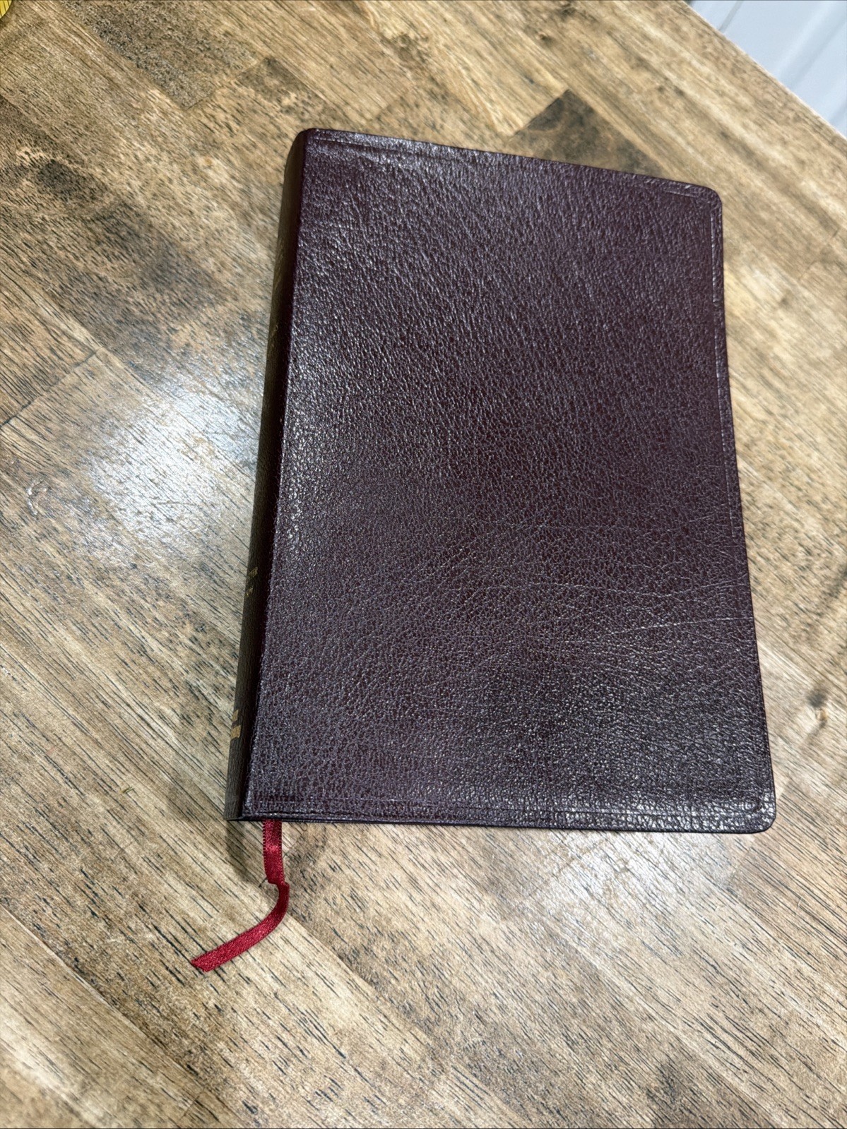 PROPHECY STUDY BIBLE Burgundy Leather KJV Red Letter TIM LAHAYE/DAVID WOOD 2000
