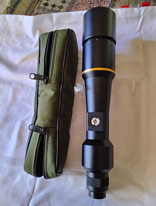 Leupold Oregon 20x50 Straight Spotting Scope 50mm Objective Black/Gold