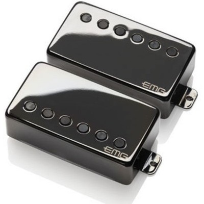 EMG JH James Hetfield Signature Gitarren-Pickup-Set - Schwarz Chrom