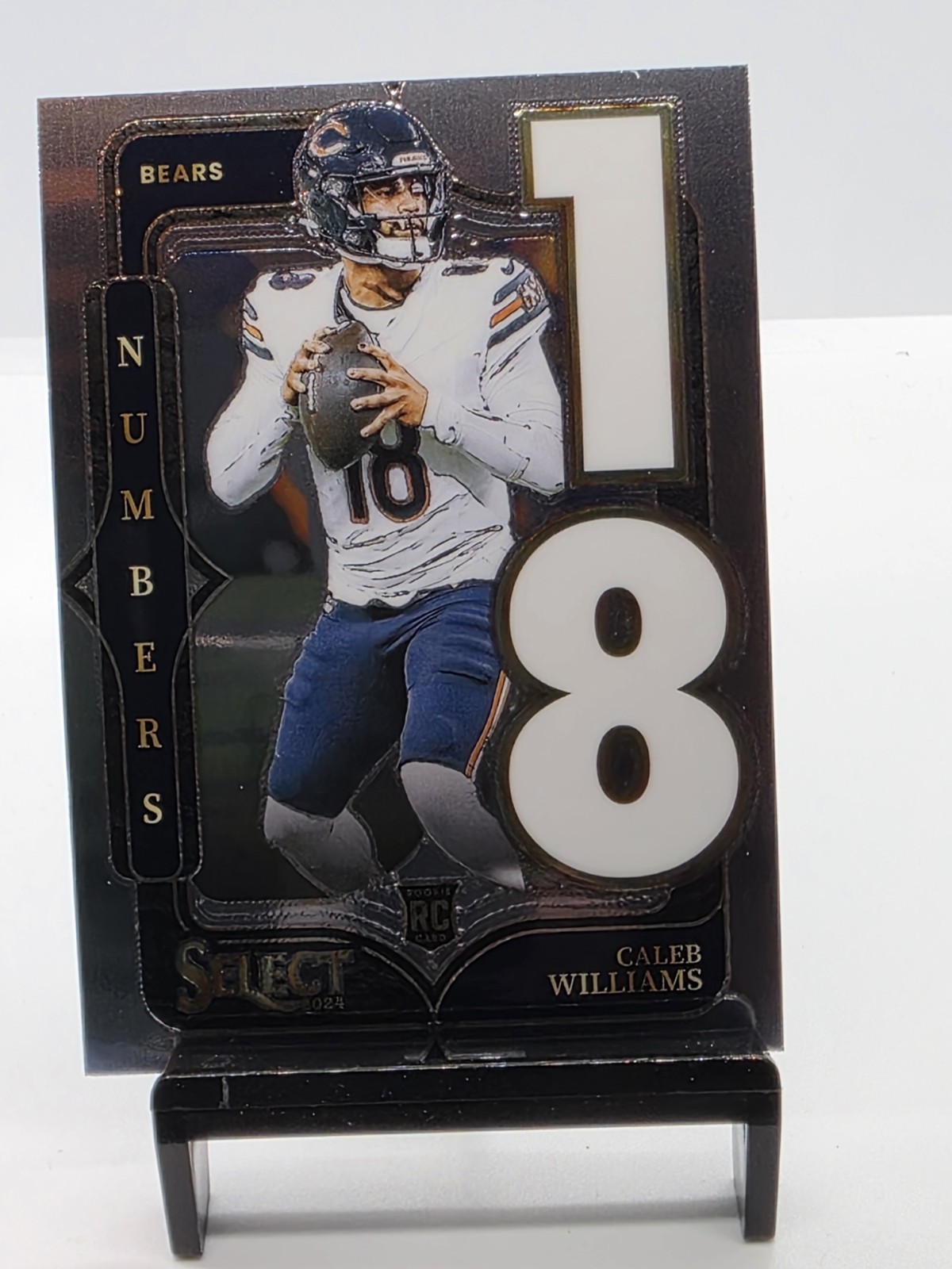 2024 Panini Select Caleb Williams Select Numbers Rookie Chicago Bears #19