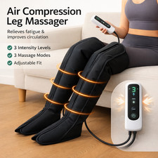 Leg Massager with Air Compression For Circulation Foot and Leg Massager