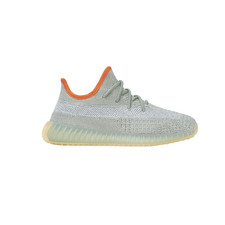 adidas Yeezy Boost 350 V2 Slip On Youth Boys Grey Sneakers Casual Shoes FX9037