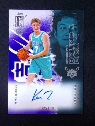 2025 Topps Signature Kon Knueppel Purple (RAW)