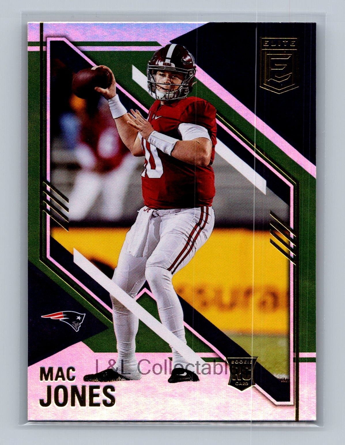 2021 Donruss Elite #104 Mac Jones Pink