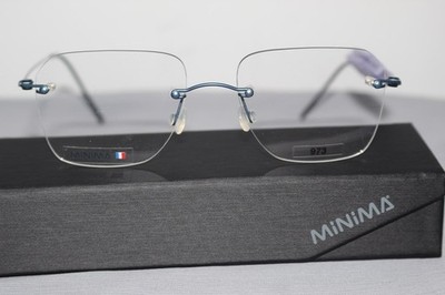 NEU: Brillengestell / Brille MINIMA Made In France uneingekreist KTminima-7-