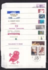 [LG78615] Belgium Nice Lot FDC First Day Cover UNG