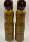 2X L'Oreal Paris Sublime Bronze Self-Tanning Mist 4.6 oz each Medium Natural Tan