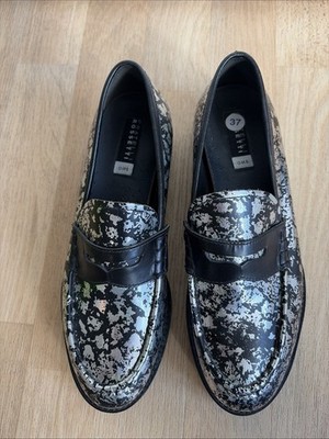 Fratelli Rossetti ONE Loafers - Gr. 37 - Silber/Schwarz Metallic