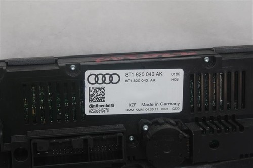 FRONT TEMPERATURE CONTROLS A4 A5 Q5 S4 S5 08 09 10 11 12 13 8T1820043AK 1280905 - Picture 3 of 12