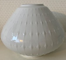 Vase Edelstein Bavaria, vintage Vase Spinnennetzdekor, Porzellanvase Edelstein