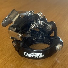 Shimano Deore Front Derailleur Triple FD-M510 Dual Pull Retro MTB Bike 34.9mm