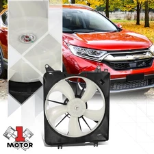 OE Style Radiator Cooling Fan Assembly for 17-22 Honda CR-V/CRV 1.5L/2.0L/2.4L