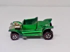 1968 Hot Heap  Green Color Original Redline HotWheel Car