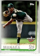 2019 Topps Opening Day #143 Sean Manaea Oakland Athletics Baseball