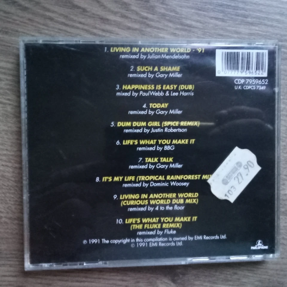 TALK TALK - History revisited - The Remixes - CD 1991 - Bild 2 von 2