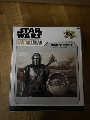 Star Wars - The Mandalorian - Mando & Grogu 3D Lenticular Jigsaw Puzzle: 500 Pcs