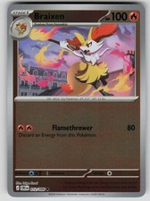 Braixen 012/086 Reverse Holo Chaos Rising Near Mint EN Pokemon