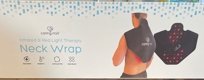 Caring Mill Infrared & Red Light Therapy Neck Wrap for pain relief and recovery