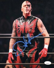 Dustin Rhodes Goldust (8x10 metallic) JSA COA TNA AEW photo signed autograph