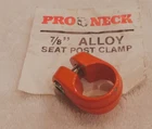 PRO NECK BMX bicycle seat clamp - 25.4mm (1") - ORANGE