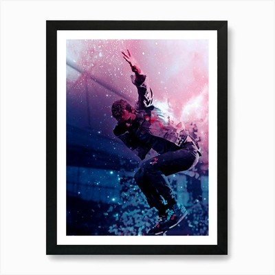 Chris Martin Cold Play Musik Band 6 gerahmte Wandbilder Poster Leinwanddruck Bild