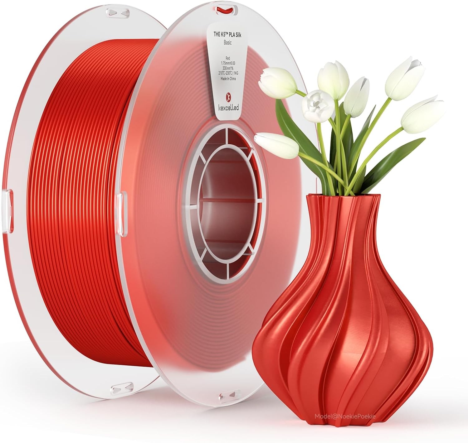 kexcelled PLA Silk Seide Filament 1,75 mm Shiny Gloss 3D Drucker