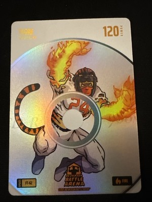 Bo Jackson Battle Arena - Tigre - Fire Tracks Battlefoil - Fire-#FT-62