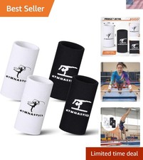 2 Pairs 5.25 Inch Gymnastics Wristbands for Grips Comfortable Cotton Wrist Ba...