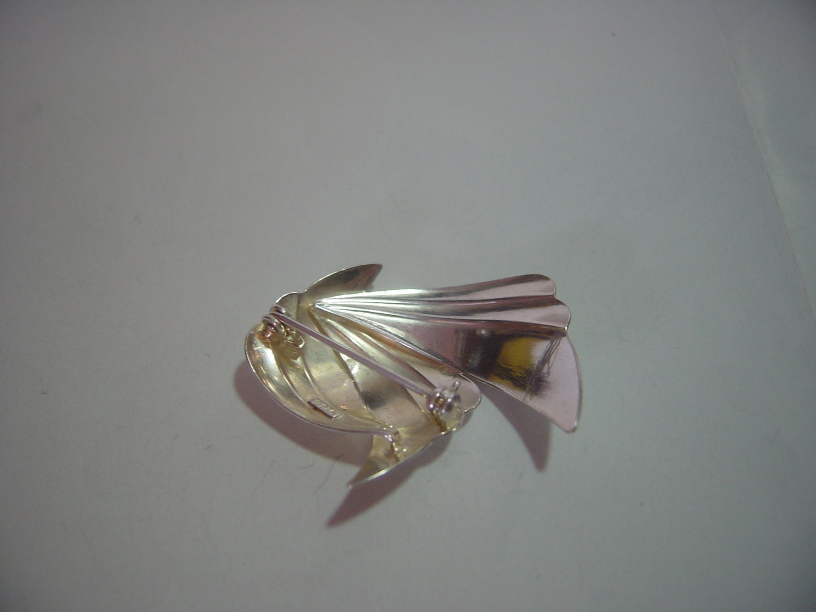 Vintage Stunning Solid Silver Classy Brooch-Rare … - image 3