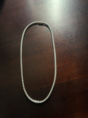 John Hardy Iconic Spherical Dot Sterling Silver  Necklace - Never Worn- 16 