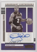 2021-22 Panini Contenders Legendary Bronze 23/25 Derek Fisher #LC-DFS Auto 01sb