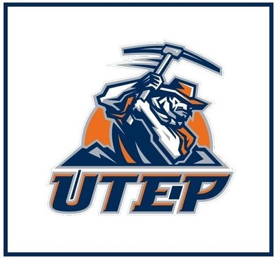 C54 UTEP Miners College Team Logo Refrigerator Magnet