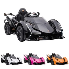 Aosom Lamborghini GT 12V Kids Ride On Electric Sports Car Toy w/ Remote