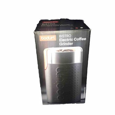 Bodum Bistro elektrische Kaffeemühle schwarz Grinder Neu in OVP 11160-3