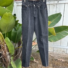 Vintage 1992 Levi’s 501 Black USA Made Jeans 26x31 17501-0660