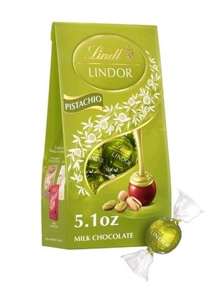 Lindt LINDOR Pistachio Chocolate Truffles Limited Edition 5.1 oz