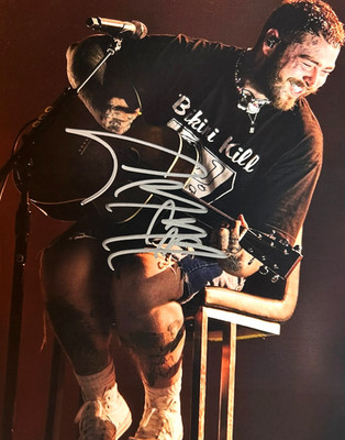 POST MALONE Signed 8x10'' Original Authentic Autograph GENUINE + COA