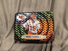 Patrick Mahomes II 2025 Panini Revolution Trading Cards Lunch Box Tin EMPTY