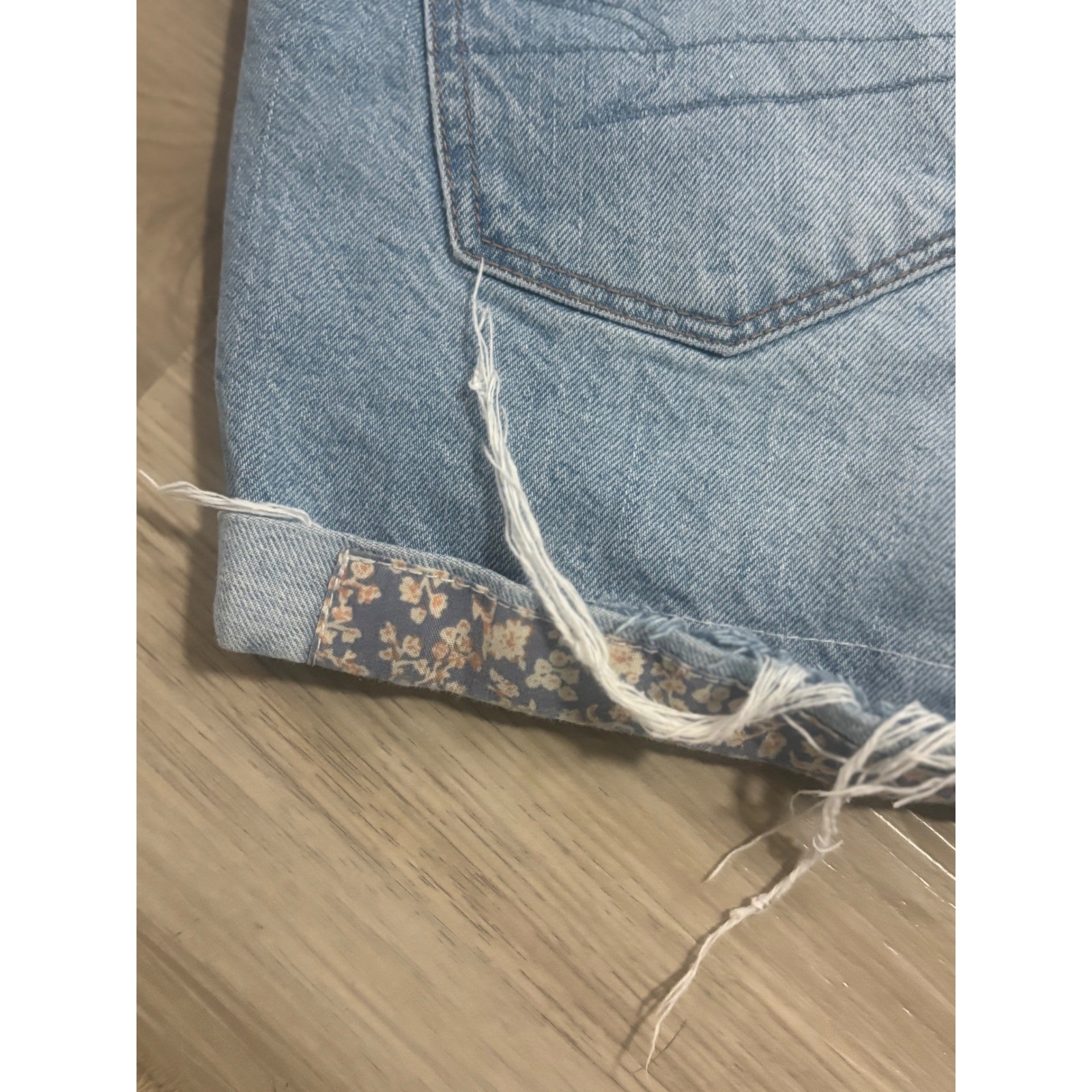 American Eagle Denim Shorts Patchwork Distressed … - image 6