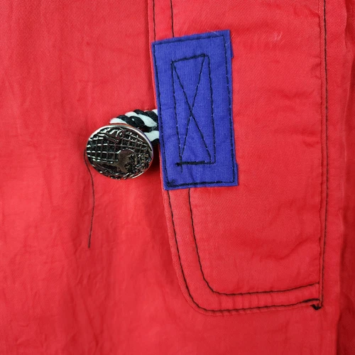 Giacca Unisex 80s 90s J Gallery Colorblock Snow Ski Down Winter Coat Jacket M - Picture 7 of 18