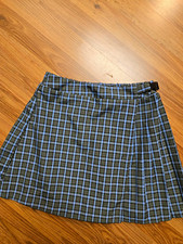 Y2K Style Wild Fable Plaid Wrap Pleated Mini Skirt Size XS
