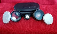 Petri Auxiliary Telephoto Lens Tele-Wide Finder Teleconverter Set